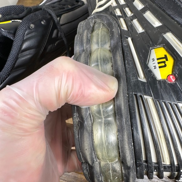 Nike Air Max Plus 3 Black Wolf Grey Silver CD7005-003 Mens Size 13 TN Sneakers - Picture 5 of 9